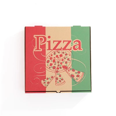 Pudełko na pizzę z papieru pakowego